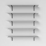 Glass shelf installation