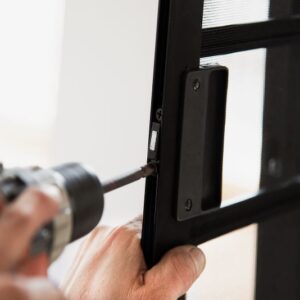 Window hinge installation (for four)